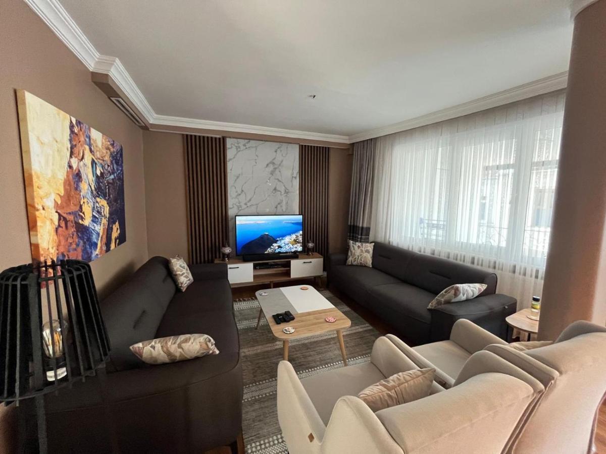 Sisli Osmanbey Taksim Large Terrace, Quietness And Space Apartment Istanbul Bagian luar foto